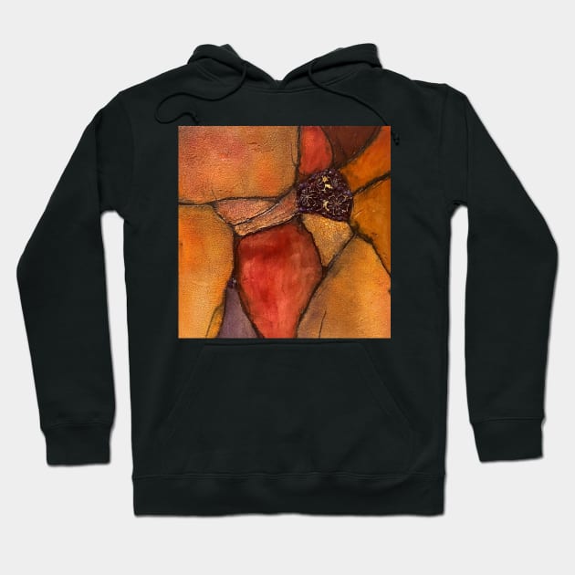 Monument Valley mixed media Hoodie by MistyLakeArt